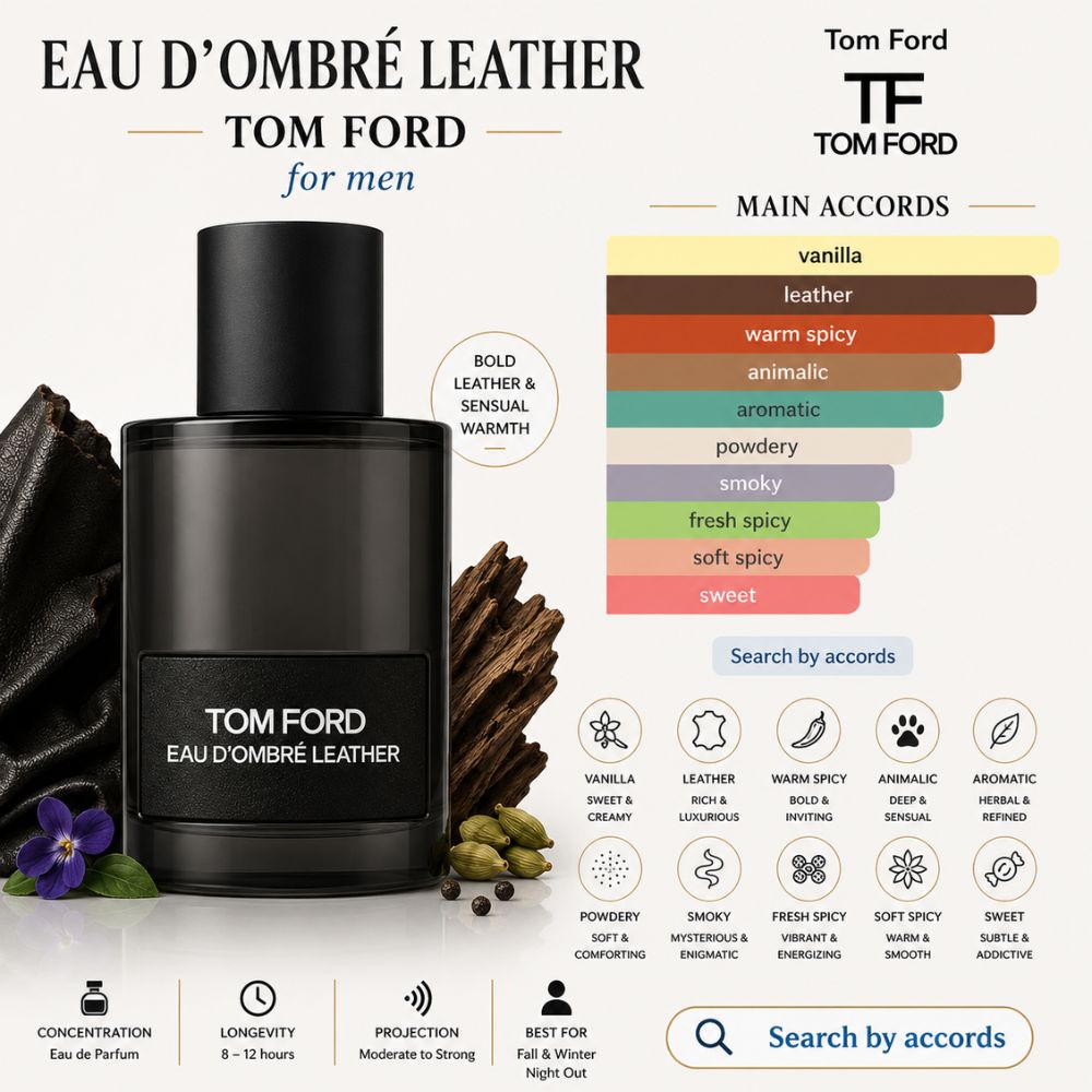 Tom Ford Eau d’Ombré Leather EDT 23 Mùi hương Nước hoa Tom Ford Eau d’Ombré Leather EDT _ Tiến Perfume