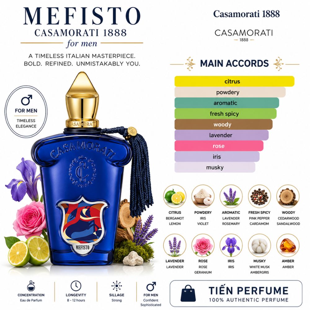 Xerjoff Mefisto EDP 26 Mùi hương Nước hoa Xerjoff Mefisto EDP _ Tiến Perfume