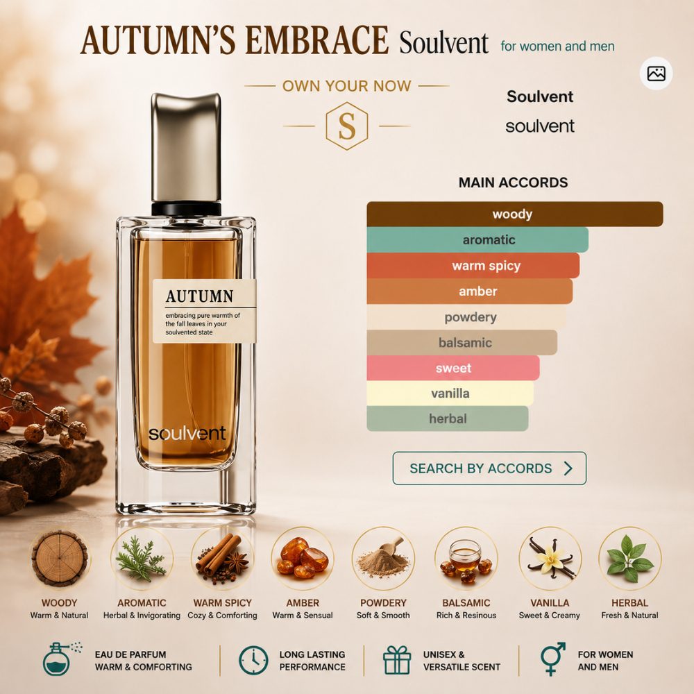 SOULVENT Autumn 30ml 6 Mùi hương Nước hoa SOULVENT Autumn _ Tiến Perfume