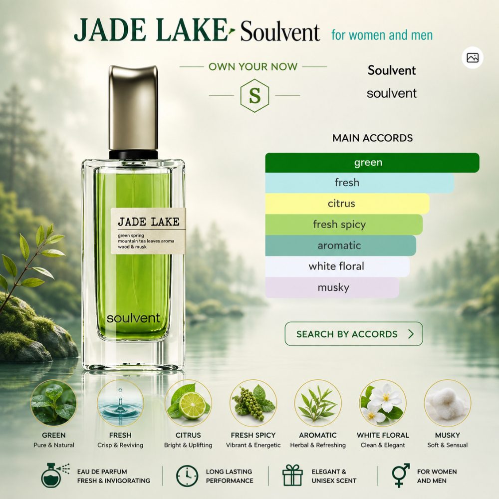 SOULVENT Jade Lake 30ml 6 Mùi hương Nước hoa SOULVENT Jade Lake _ Tiến Perfume