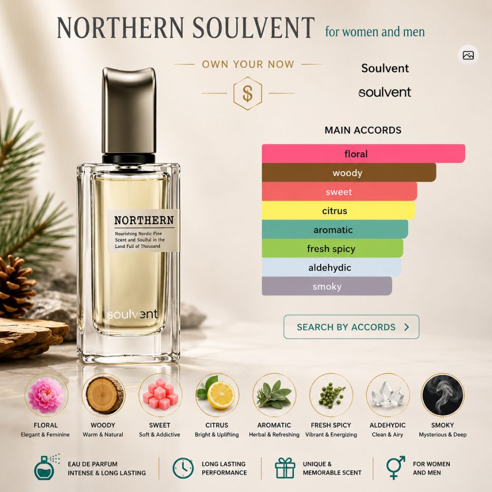 SOULVENT Northern 30ml 8 Mùi hương Nước hoa SOULVENT Northern _ Tiến Perfume