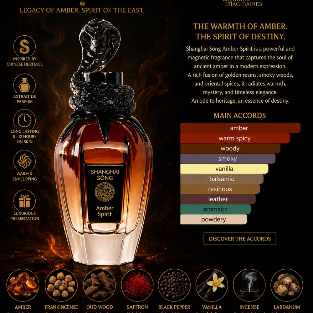 SHANGHAI Sóng Amber Spirit EDP 7 Mùi hương Nước hoa Shanghai Sóng Amber Spirit 75ml _ Tiến Perfume