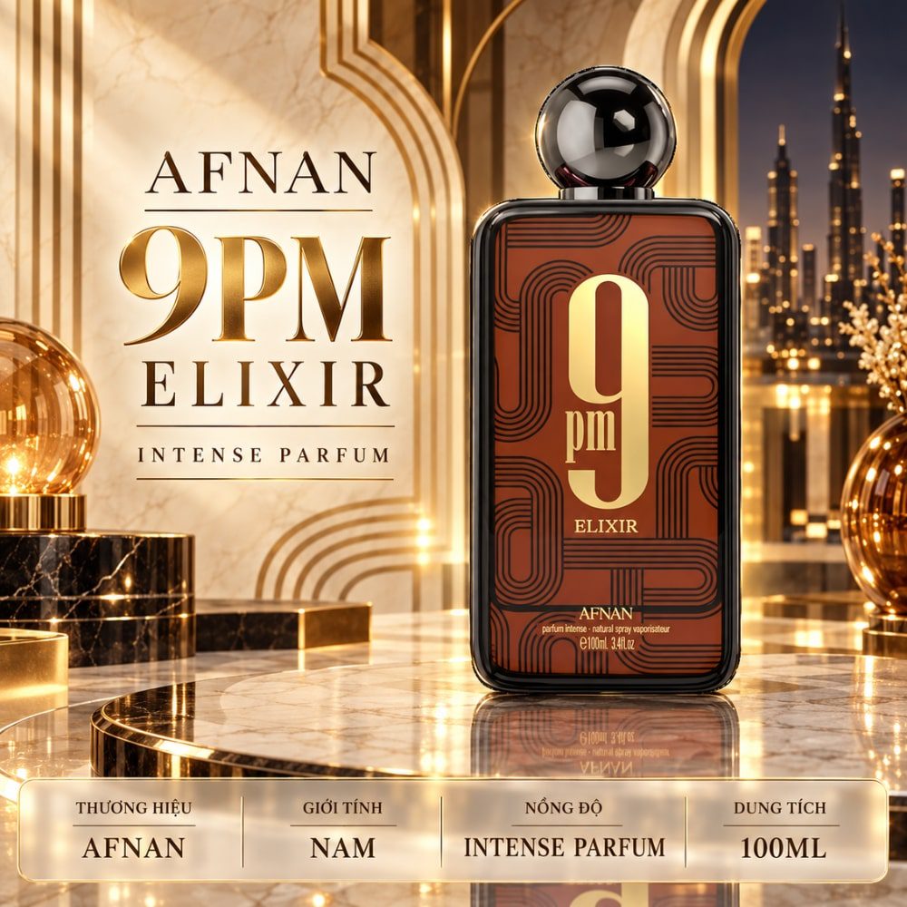 Afnan 9PM Elixir Intense Parfum 8 Authentic Perfume Afnan 9PM Elixir Intense Parfum _ Tiến Perfume