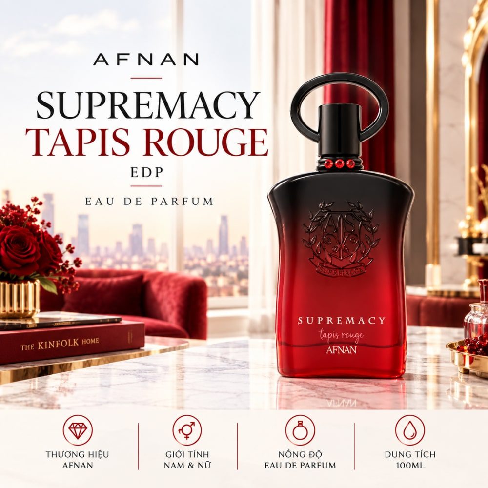 Afnan Supremacy Tapis Rouge EDP 7 Authentic Perfume Afnan Supremacy Tapis Rouge EDP _ Tiến Perfume