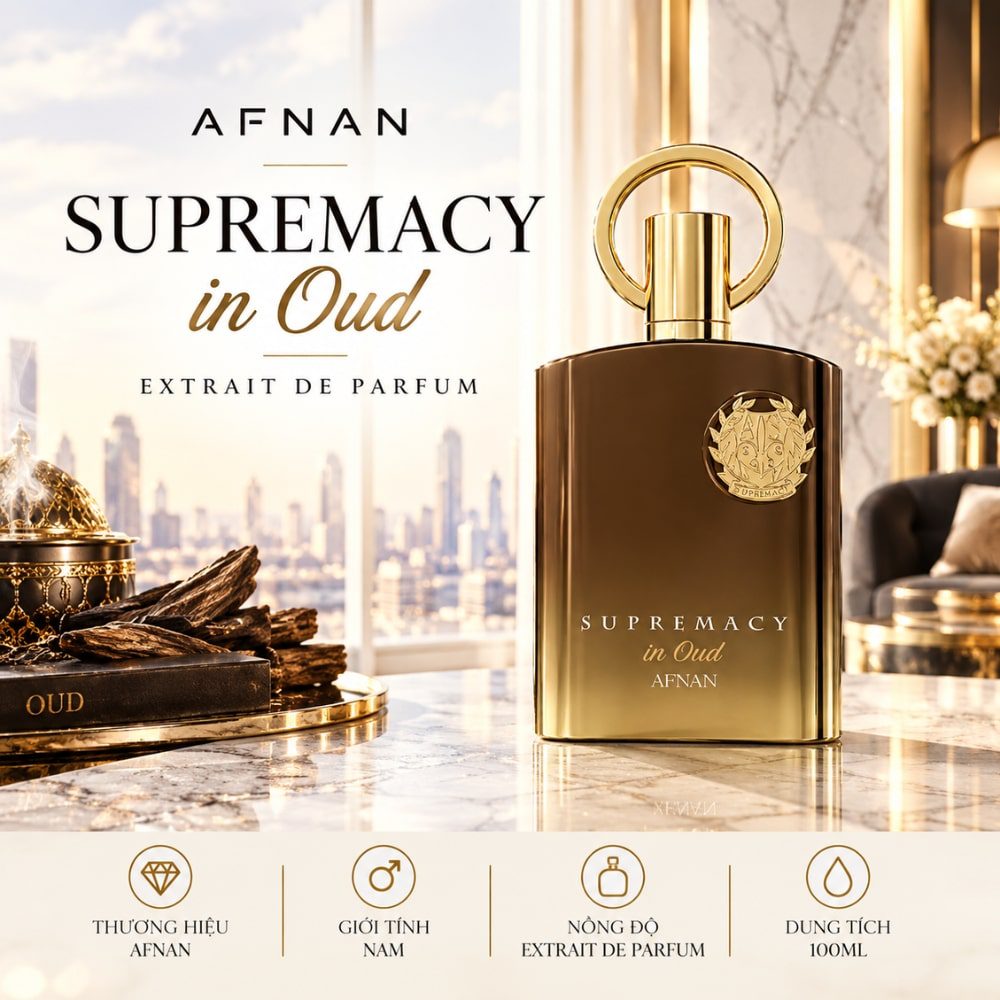 Afnan Supremacy in Oud Extrait De Parfum 7 Authentic Perfume Afnan Supremacy in Oud Extrait De Parfum _ Tiến Perfume