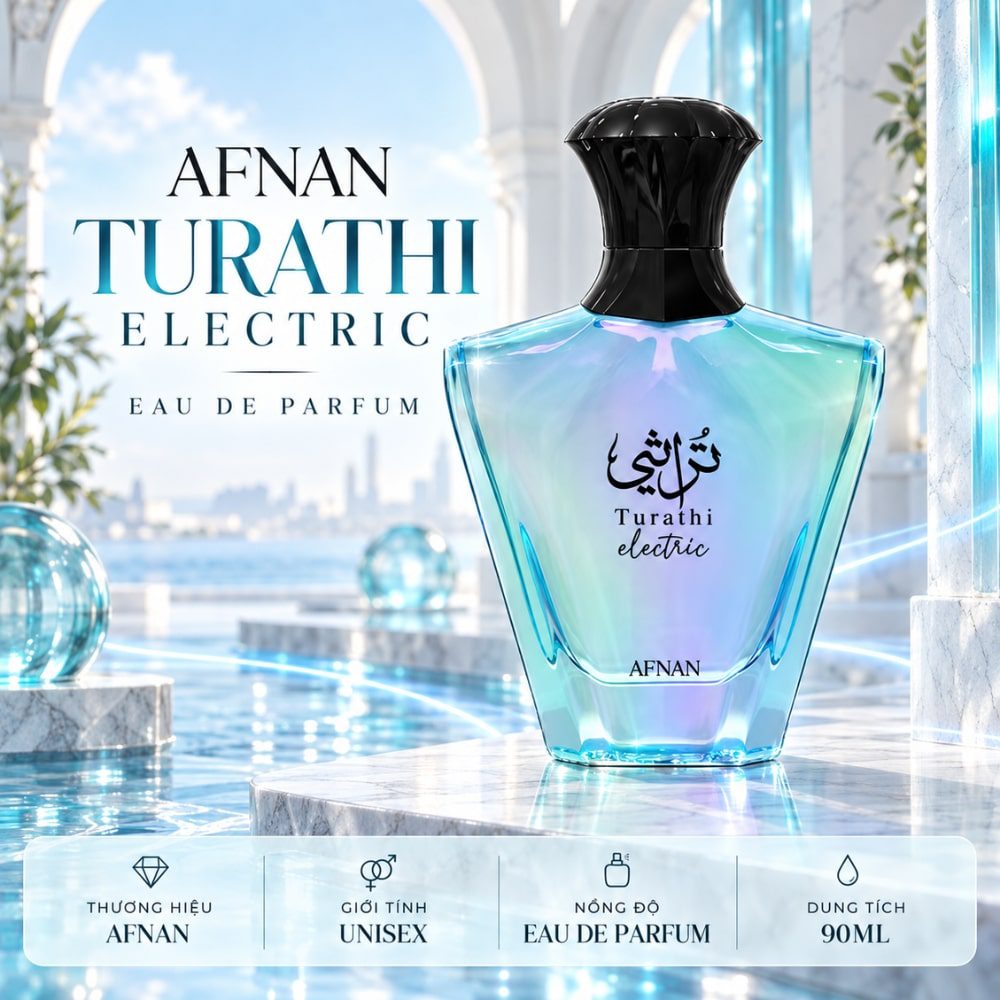 Afnan Turathi Electric EDP 7 Authentic Perfume Afnan Turathi Electric EDP _ Tiến Perfume