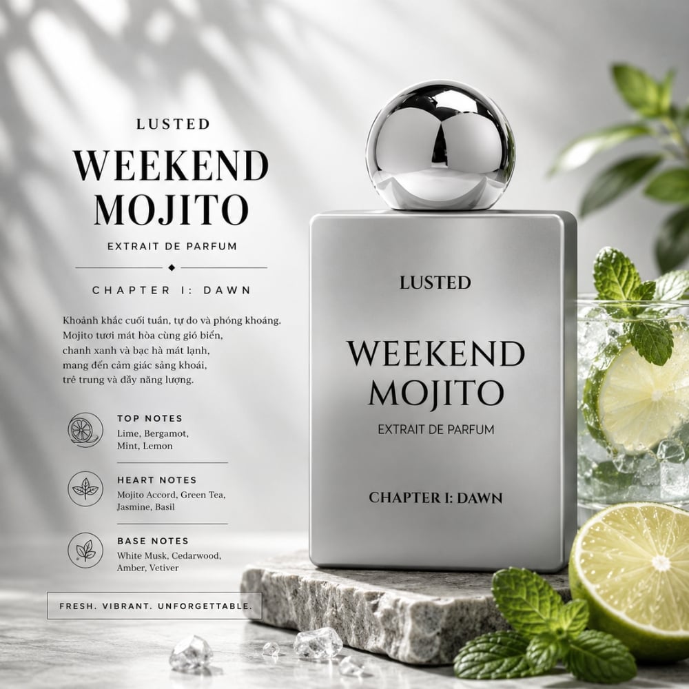 Lusted Weekend Mojito 23 Authentic Perfume LUSTED WEEKEND MOJITO _ Tiến Perfume