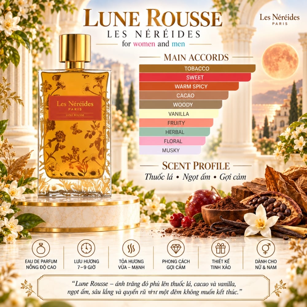 Les Nereides Lune Rousse EDP 24 Mui huong Nuoc hoa Les Nereides Lune Rousse Tien Perfume