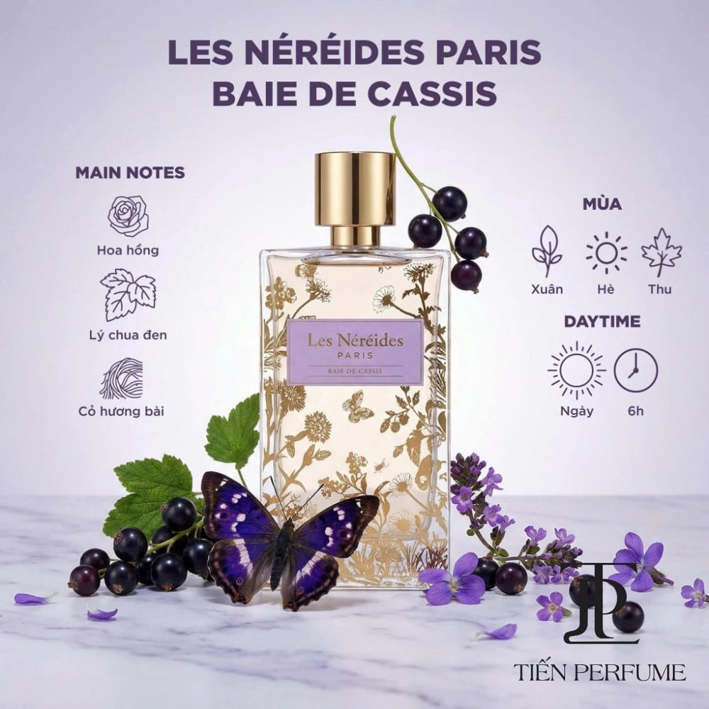 Les Nereides Baie de Cassis EDP 20 Nước hoa chính hãng Les Nereides Baie de Cassis _ Tiến Perfume