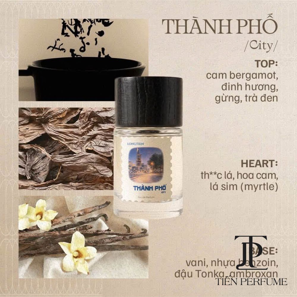 Long Tiên Thành Phố EDP 11 Mùi hương Long Tiên Thành Phố EDP 50ml _ Tiến Perfume