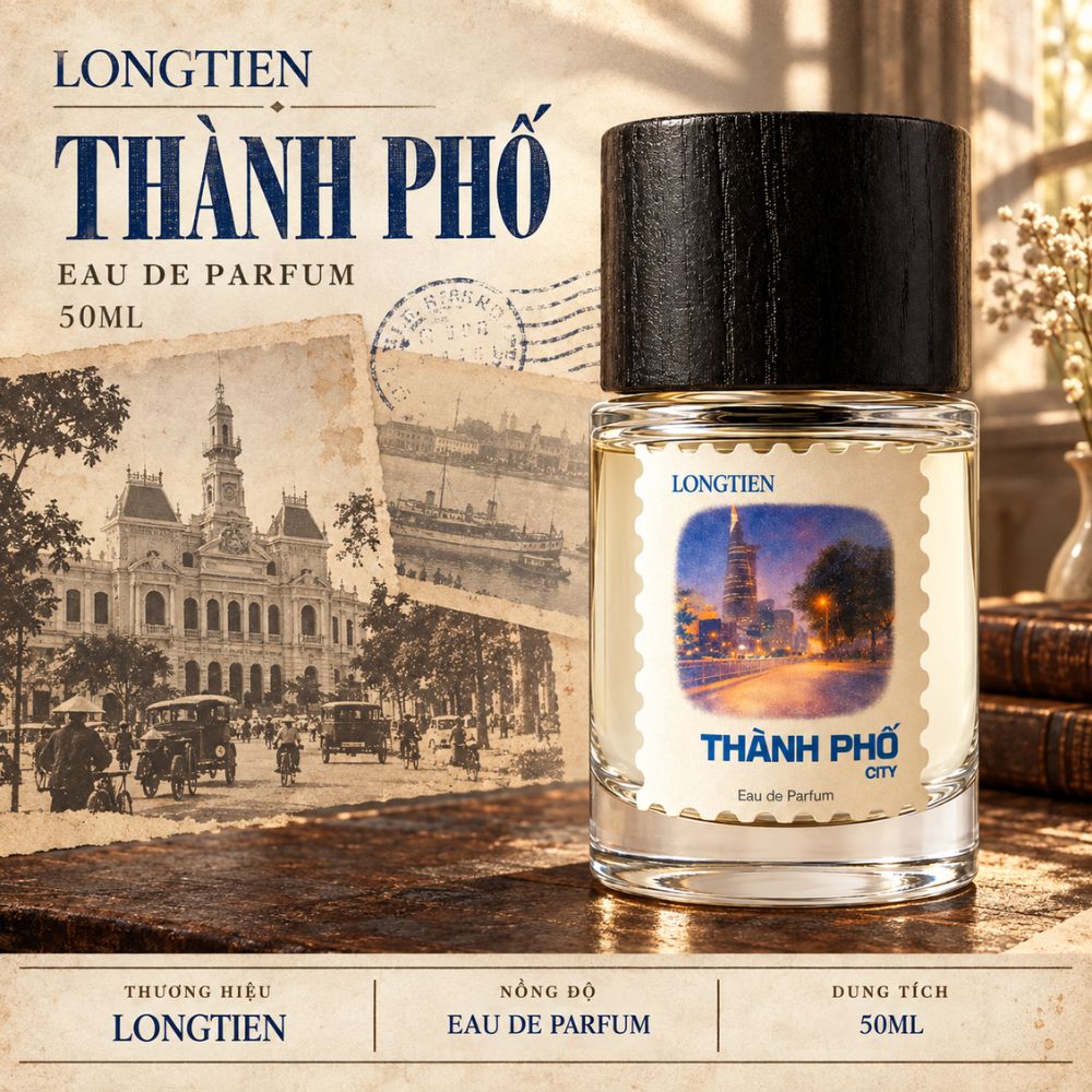 Long Tiên Thành Phố EDP 10 Mùi hương nước hoa Long Tiên Thành Phố EDP 50ml _ Tiến Perfume